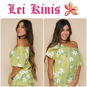NWT LeiKinis ✨ Hawaii • Lush La’au Lei Top • XL